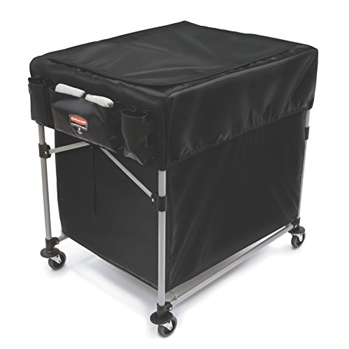 Rubbermaid Commercial Products 1889864 Funda Grande para Carro Plegable 8 Bushel X-Cart, Negro