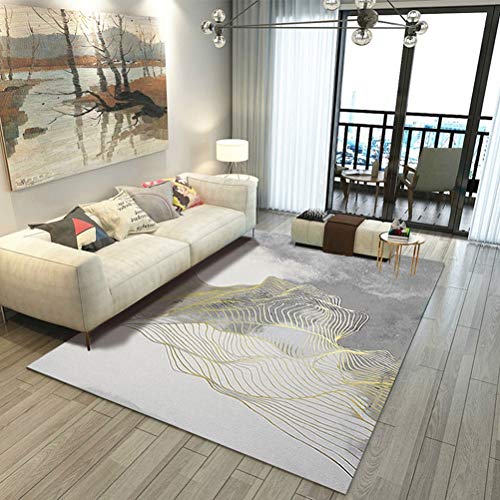 RUG ZI Ling Shop- Alfombras de Estilo nórdico for Sala de Estar Sofá Mesa de Centro Estudio Alfombras Junto a la Cama Impreso 3D Wilton Piso Alfombra Cubierta (Color : B, Size : 160x230cm)