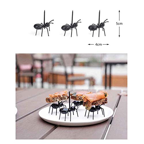 rukauf 12 x Hormigas piekser Tenedor Aperitivos para Fiestas canapés – Decoración Fiesta de Pinchos