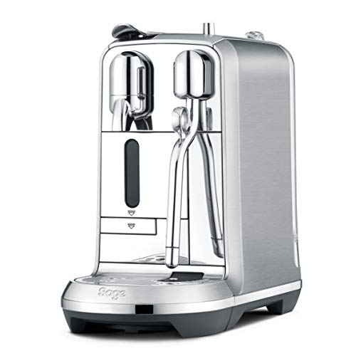 Sage Appliances SNE800BSS4EGE1 the Creatista Plus - Máquina de café Nespresso, 1600 ml, 1 L, acero inoxidable cepillado