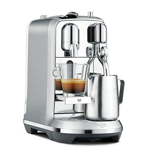 Sage Appliances SNE800BSS4EGE1 the Creatista Plus - Máquina de café Nespresso, 1600 ml, 1 L, acero inoxidable cepillado