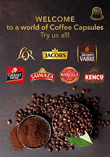 Saimaza Café Extra Fuerte Espresso 11 - 200 cápsulas de aluminio compatibles con máquinas Nespresso (R)* (10 Paquetes de 20 cápsulas)