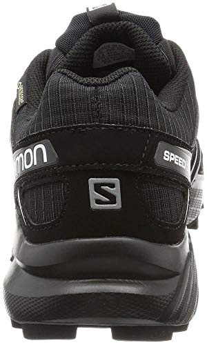 Salomon Speedcross 4 GTX, Zapatillas de Trail Running para Hombre, Negro (Black/Black/Silver Metallic-X), 41 1/3 EU