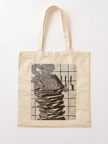 Saltandlaceintimates Pizza Kitchen Cooking Printmaking Box Whisk Steam Tote Cotton Very Bag | Bolsas de supermercado de lona Bolsas de mano con asas Bolsas de algodón duraderas