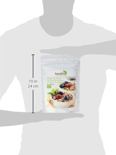 Saludviva Salud Viva MUESLI DE Copos DE Trigo SARRACENO Y PIÑONES 3, No aplicable