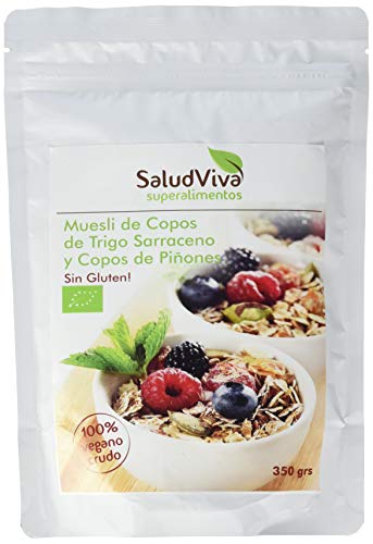 Saludviva Salud Viva MUESLI DE Copos DE Trigo SARRACENO Y PIÑONES 3, No aplicable