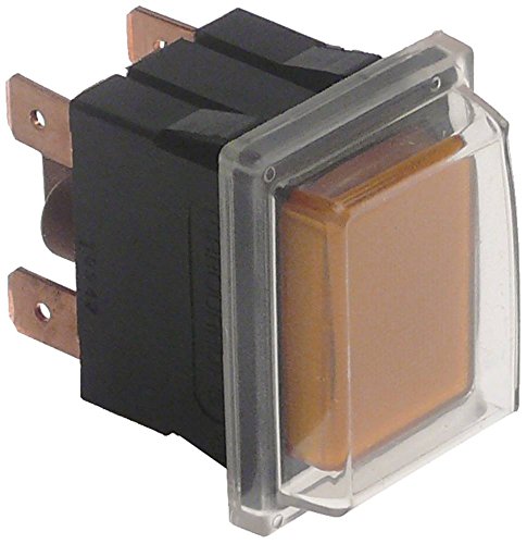 Sammic - Interruptor de presión para lavavajillas SV-18H, SV-18, E-19, E-300, S-20, LVT-18 con cubierta protectora 250 V 2NO color amarillo dimensiones 30 x 22 mm 16 A