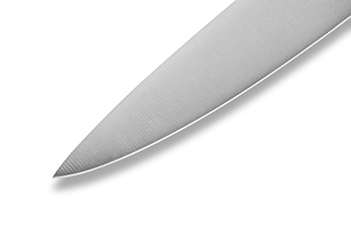 Samura MO-V - Cuchillo japonés profesional (230 mm) G-10 - Mango de dureza 59 HRC…