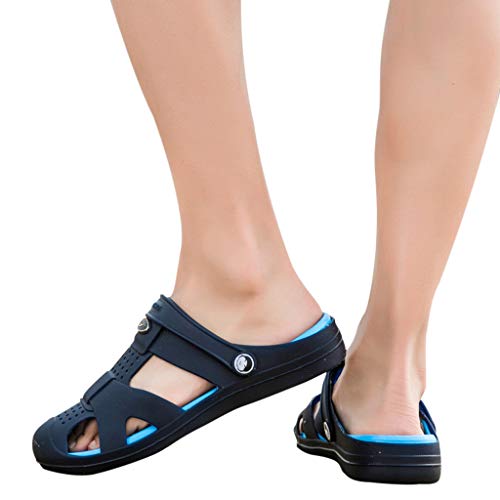 Sandalias de Verano Playa para Hombre Antideslizante Plataforma Calzados Deportivas Ajustable elásticos Transpirables Sandalias Deportivo 40-45 riou