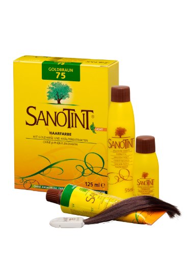 sanotint® Sensitive 75 Oro Marrón (125 ml)