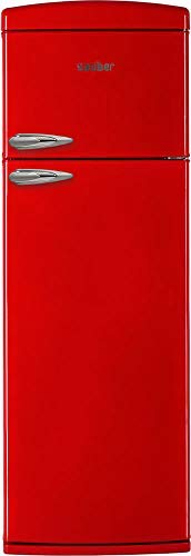 Sauber - Frigorífico combi Dos Puertas SFR1750R - Eficiencia energética: A+ - 175,5x60,5cm - Color Rojo