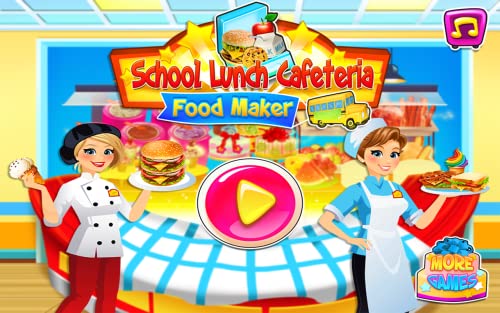 School Lunch Cafeteria Food - Kids Cooking Games FREE