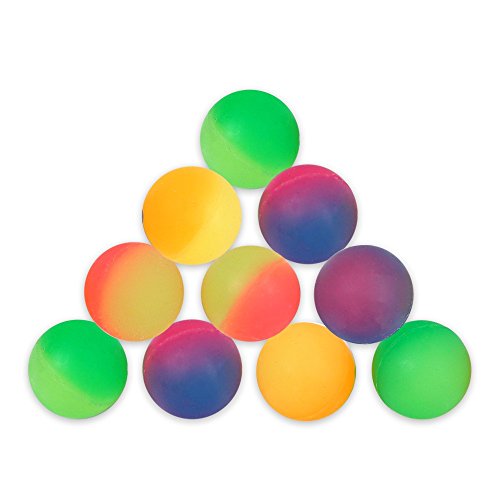 Schramm® 10 Piezas de Pelotas de Goma Escarcha 27mm Pelota de Goma rifa rifa Fiesta de cumpleaños de niños Pelotas de Goma 10 Pack