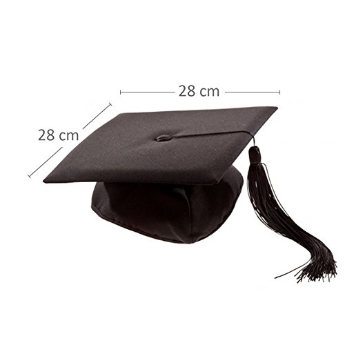 Schramm® Doctor Bachelor Hat Uni Diploma Hat Ceremonia de graduación Estudiante de doctorado