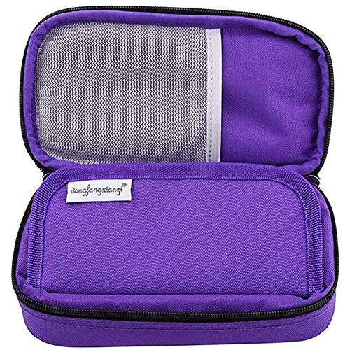 SCJS Organizador de insulina portátil, Bolsa más Fresca, Estuche Protector de atención médica, Bolsa de Viaje con Gel de Hielo para diabéticos, A