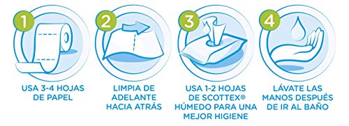 Scottex Megarollo Papel Higiénico, 48 Megarollos (equivale a 96 rollos estándar)