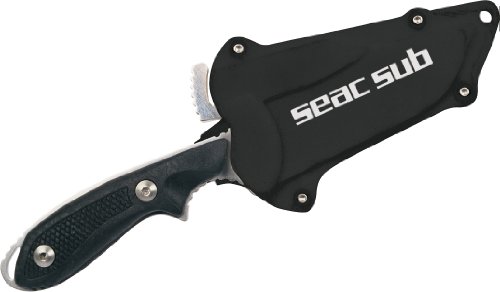 Seac Rip-Fish Cuchillo para Buceo, Unisex, Negro, No Talla