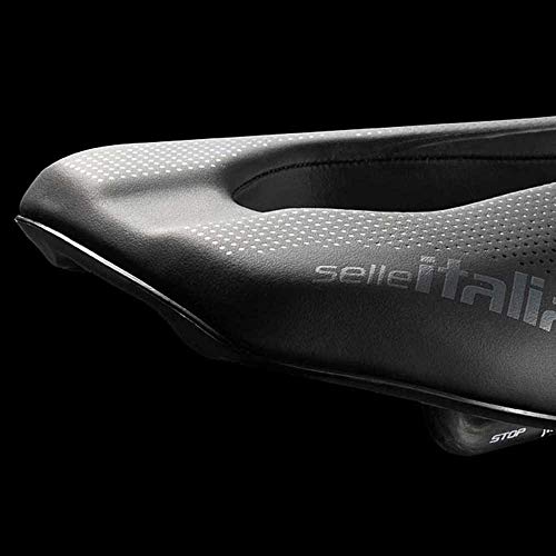 Selle Italia - Sillín Watt Kit Carbonio Superflow Carbon/Keramic Ø7x9, Triathlon, Performance, Fibra-tek, Light, Comfort