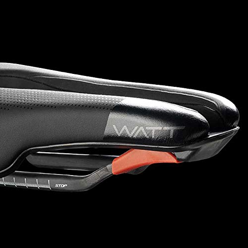 Selle Italia - Sillín Watt Kit Carbonio Superflow Carbon/Keramic Ø7x9, Triathlon, Performance, Fibra-tek, Light, Comfort