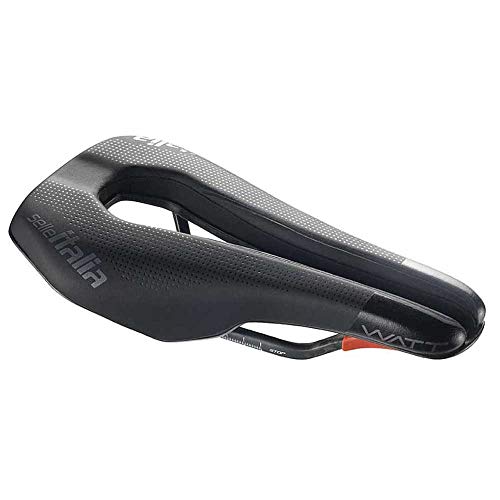 Selle Italia - Sillín Watt Kit Carbonio Superflow Carbon/Keramic Ø7x9, Triathlon, Performance, Fibra-tek, Light, Comfort