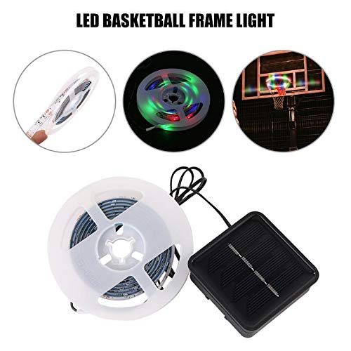 Sencilla Aro de baloncesto Lamer Luz, Noche de juegos infantil solar Fotografía Reproducción En la noche del LED Strip Lámpara de luz de hasta tirar al aro de baloncesto aro de niños Chucherías al air