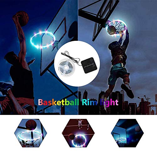 Sencilla Baloncesto Lamer luz de la noche, que juega en la luz solar Accesorio de disparo, LED de luz solar aro de baloncesto de luz LED for la caza niños al aire libre de las chucherías personalidad