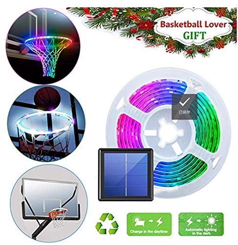 Sencilla Baloncesto Lamer luz de la noche, que juega en la luz solar Accesorio de disparo, LED de luz solar aro de baloncesto de luz LED for la caza niños al aire libre de las chucherías personalidad