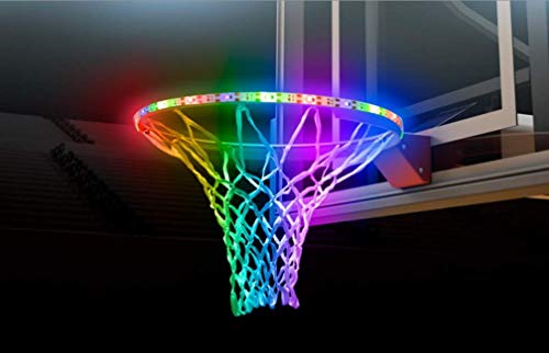 Sencilla LED del aro de baloncesto Lamer Luz solar de la noche del lanzamiento Accesorios iluminan tirar al aro de baloncesto hoopChildren Chucherías al aire libre for los niños personalidad moderna