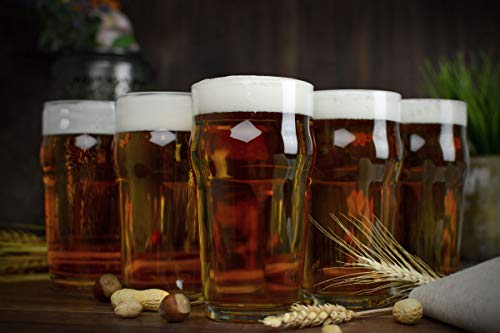 sendez 6 – Vasos 0,5L pinta de cerveza Vaso de cerveza Pilsen vasos pinta vasos vasos de zumo