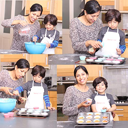 Set d’ustensiles de cuisine et de pâtisserie pour enfants, ensemble de 20 pièces.