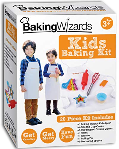 Set d’ustensiles de cuisine et de pâtisserie pour enfants, ensemble de 20 pièces.