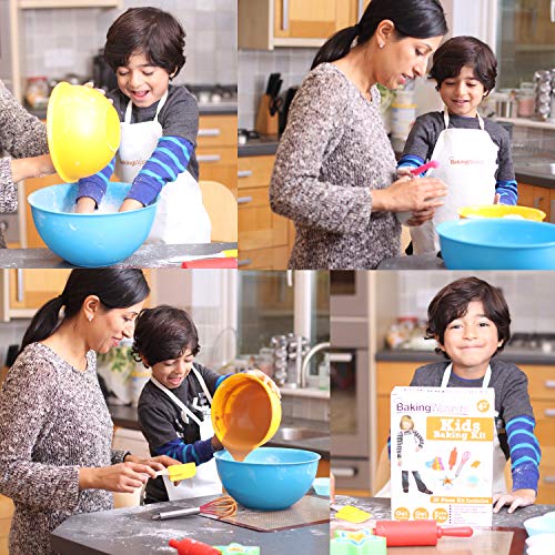 Set d’ustensiles de cuisine et de pâtisserie pour enfants, ensemble de 20 pièces.