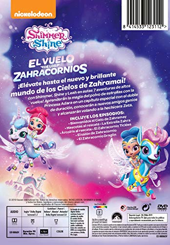 Shimmer & Shine 9: El vuelo de los Zahracornios [DVD]