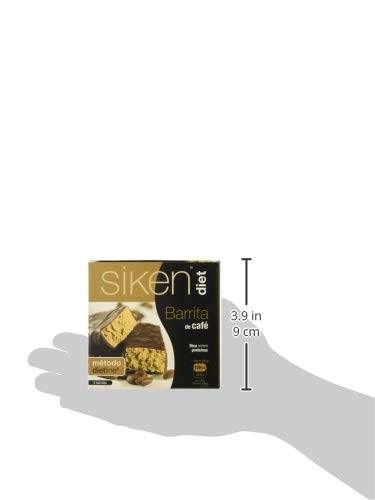 Siken Diet - Barrita de café de 36 g. Estuche de 5 unidades. 130 Kcal/barrita.