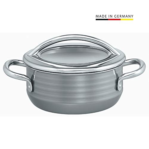 Silit Vision Cacerola, Acero Inoxidable, Gris, 16 cm