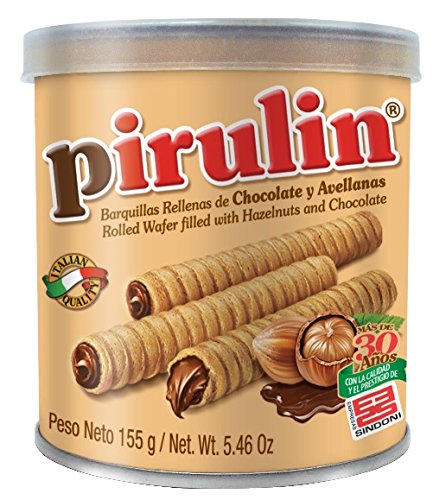 Sindoni Pirulin Barquillo de Chocolate - 155 gr