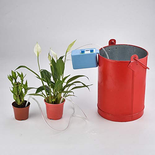 Sistema de Riego Automático con Temporizador Sistema de Riego de Jardín DIY Kit de Riego por Goteo Dispositivo de Riego Automático para Bancal de Flores, Terraza, Jardín o Plantas de Maceta