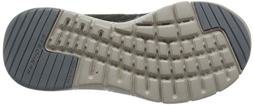 Skechers Boys' Flex Advantage 3.0 Trainers, Green (Olive Mesh/White Trim Old), 1.5 UK (34 EU)