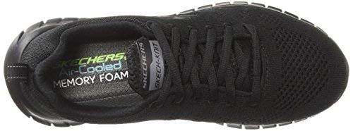 Skechers Women Synergy 2.0 Fashion Sneaker, Black (Black/Black Bbk), 6 UK (39 EU)