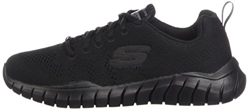 Skechers Women Synergy 2.0 Fashion Sneaker, Black (Black/Black Bbk), 6 UK (39 EU)