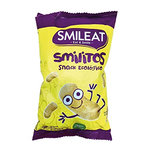 Smileat Gusanitos de Maíz Ecológico - Paquete de 15 x 38 gr - Total: 570 gr