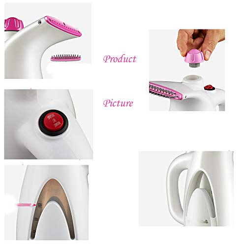 SMILINGGIRL Cuchara Manual para Planchar con Vapor Y Esterilizador De Tejidos - Esterilización A Alta Temperatura,Medidor De Vapor Facial,Potente - para Viajes Familiares Fáciles,White