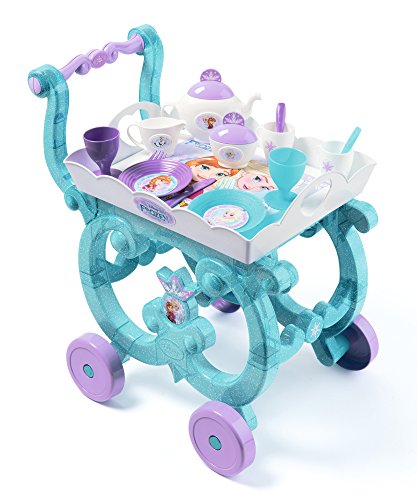 Smoby 310577 Carrito de Té Frozen, Color Azul/Morado/Blanco