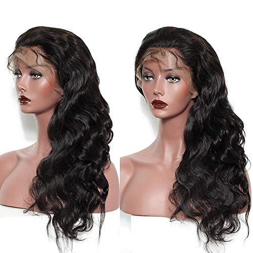 SMYUI Natural Mujer De Cabello Humano Peluca De Encaje Remy Cabello Peluca De Encaje Frontal-Para Mujer Drag Queen Cosplay Disfraces Fiesta, Resistente, Peluca De Encaje Cabello Real Cabello Bras