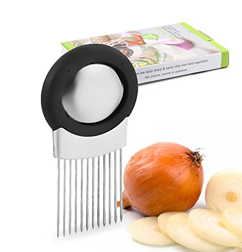 Somine sujetador de cebolla de acero inoxidable con removedor de olor patata vegetal cortador de tomate rebanadora sin mango deslizamiento accesorios creativos del adminiculo de la cocina