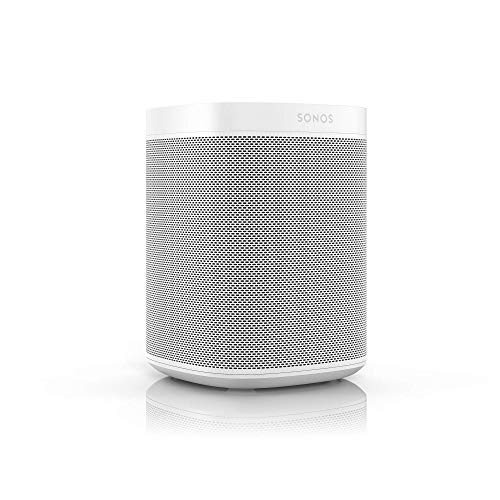 Sonos One altavoz inteligente con control por voz de Amazon Alexa & asistente de Google, conexión wifi y compatibilidad con AirPlay en dispositivos iOS, color blanco