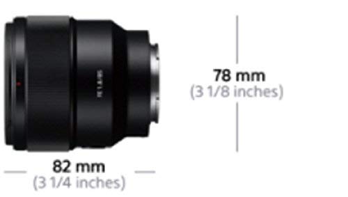 Sony SEL85F18 - Teleobjetivo (teleobjetivo prime de montura E con apertura F1.8 de 9 láminas para un atractivo desenfoque) negro