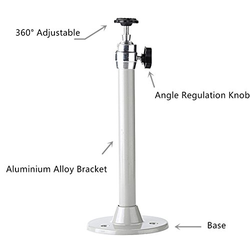 Soporte Ivos de pared o techo para proyector pequeño, carga de hasta 5 kg.