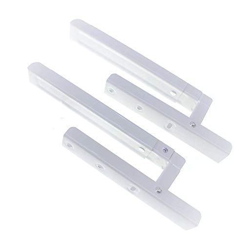 Soportes de estante para microondas blanco