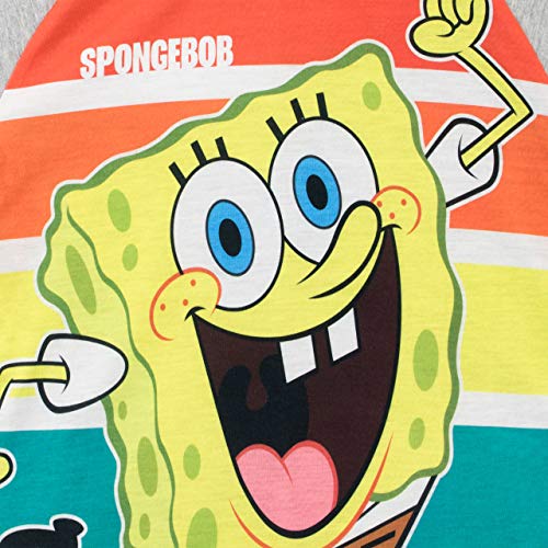 SpongeBob Camiseta de Manga Corta para niños Bob Esponja Multicolor 7-8 Años